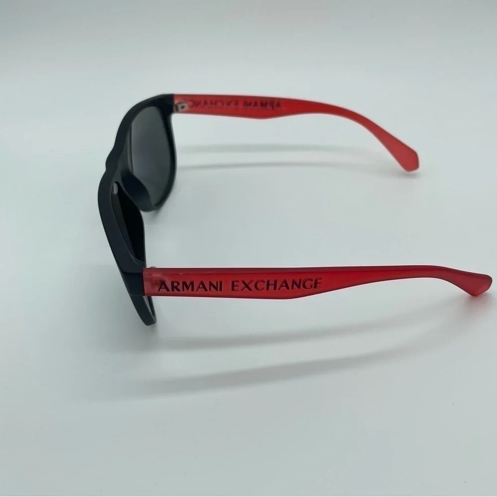 Armani Exchange New Polarized Red and Black Sunglasses with Case